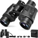 12x40 HD Binoculars for Adults and Kids High Powered, Clear Large View & Low Light Night Vision, Waterproof Binoculars for Hunting, Birds Watching, Cruise Ship, Theaters, Travel and Stargazing (Black)