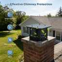 Stanbroil 10" x 10" Chimney Cap, Adjustable Fit Existing Outside Clay Flue