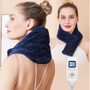 AOBOCO Electric Neck Heating Pad  30"×8" Heated Neck Wrap for Soreness Stiffness, 86158℉ Temp Setting & 90min Auto ShutOff, Gifts for Women