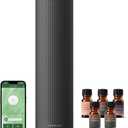 Aromadd Scent Diffuser Starter Kit – Waterless Essential Oil Diffuser for Home, 1500 Sq.Ft Coverage Scent Air Machine, Smart Auto Mode Hotel Collection Diffuser with Cold Air Tech (Black)