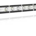 Willpower 25 Inch 120W Single Row Led Light Bar Flood Spot Combo Beam Slim Off Road Light Fog Work Lamp Driving Lights for 4X4 Tractor Truck Boat ATV UTV SUV