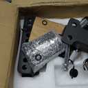 TYT Adjustable Trailer Hitch Ball Mount for 2-1/2 in Receiver, Dual Ball, 6" Drop/Rise, 2.5" Receiver