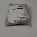 COOLOMG Youth Football Padded Shirt Chest Rib Protector Heart Sternum Shoulder Protection (Medium, White)