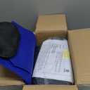 Elevon Air Mattress with Built in Pump - Luxury Double High Inflatable Bed for Home, Travel & Camping, Navy/White, Queen, 18" High