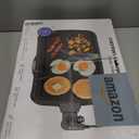 Chefman Electric Griddle with Removable Temperature Control, Immersible Flat Top Grill, Burger, Eggs, Pancake Griddle, Nonstick Easy Clean Cooking Surface, Slide Out Drip Tray, 10 x 16 Inch