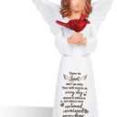 Cardinal Gifts for Women,Angel Cardinal Figurine Memorial Sympathy Gifts for Loss of Loved One,Sculpted Hand-Painted Figurine,5.1inches