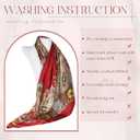 Sintege 3 Pcs 35 Inch Silk Head Scarf Large Square Neck Sleeping Hair Wrapping Satin for Women