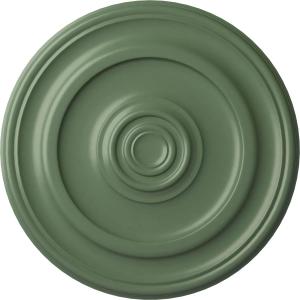 23 5/8"OD x 1 3/4"P Kepler Traditional Ceiling Medallion (For Canopies up to 5 1/4"), Hand-Painted Athenian Green