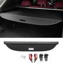Motoforti Car Trunk Retractable Cargo Cover for Lexus NX NX250 NX350 NX350h NX450h+ 2023 2024 Trunk Cargo Cover, Canvas, with Accessories, Gloss Black