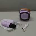 Mini Karaoke Machine Speaker for Kids Adults, Portable Bluetooth with 2 Wireless Microphones, Children's Day Birthday Gift Ideas for Toys for Teens Boys and Girls Aged 4, 5, 6, 7, 8, 9, 10, 11, 12+