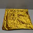 MIULEE Velvet Throw Pillow Covers 18x18 Inch, Pack of 2 - Golden, Super Soft Decorative Square Cushion Cases Modern Luxury Home Decor for Sofa, Couch, Bed, Chair