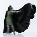 E4-05 1/12 Scale DIY Black Green Cloak for 6" ((No Figure)