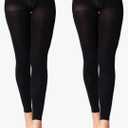 MANZI Run Resistant Control Top Panty Hose Opaque Tights X Large