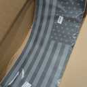for Jeep Flag Front Grille Grill Mesh Insert Old Glory (Black & White) Compatible with Jeep Wrangler JL & JT Gladiator 2018-2025