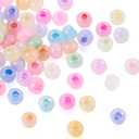 1500Pcs 4mm Lampwork Rondelle Seed Beads 20 Colors Pastel Crystal Pony Beads Bulk for Crafts DIY Friendship Bracelets Earring Beading Jewelry Making Supplies