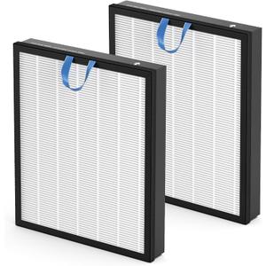 Vital 200S Replacement Filter for LEVOIT Vital 200S and Vital 200S-P Air Purifier, H13 True HEPA and High-Efficiency Activated Carbon Vital 200S-P Replacement Filter, Vital 200S-RF, Pack of 2, White