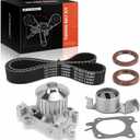 A-Premium Engine Timing Belt Kit with Water Pump Compatible with Mitsubishi Lancer 2002-2007 - 1.9L