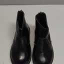 Miamooi Toddler Girls Boys Combat Ankle Boots Little Kid Waterproof Outdoor Chelsea Fall Booties Leather Comfort Shoes (Toddler/Little Kid), Size 24