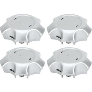 4 Pc Wheel Center Caps Hub Caps Rim Center Caps for Toyota Rav4 2006-2012 Wheel Caps Hubcap Center Covers No.4260B0R020 Silver Tone Plastic