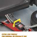 Jack Boss Floor Jack 2.5 Ton (5500 LBs) Hydraulic Low Profile Trolley Car Jack with Portable Storage Case, Lifting Range 3.5" to 14", Fit Use for Automotive Sedans, Red