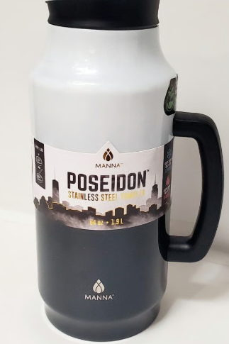 Manna Posideon Mug - White Black Ombre - 64 oz
