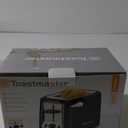Toastmaster 2-Slice Cool Touch Toaster, Black with Stainless Accent