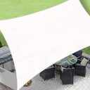 LOVE STORY Waterproof 6'5''x10' Rectangle Dark Grey Sun Shade Sail Cannoy UV Resistant for Outdoor Patio Garden Backyard