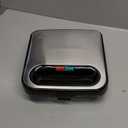 Elite Gourmet ESM2207XSS Sandwich Panini Maker Grilled Cheese, Machine Tuna Melt Omelets Non-stick Cooking Surface, 2 Slice, 750 Watts, Stainless Steel