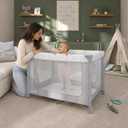 Dream On Me Zodiak Portable Playard, Compact for Travel, Carry Bag, C Grey
