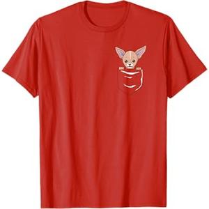 Chihuahua Pocket Shirt T-Shirt, 2 XL
