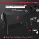 Comnova Grill Cover for Camp Chef 2 Burner Stoves - 600D Outdoor Camping Stove Cover Heavy Duty & Waterproof, 2-Burner Griddle Covers for Camp Chef Explorer EX60LW, EX60P, EX280LW, YK60LW and More
