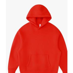 Sweatshirt Women Fleece Hoodies Fall Sprorts Outwear Clothoes (Red, L)