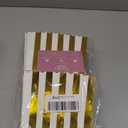 102 Pack Gold Foil Mini Popcorn Boxes for Movie Night Party Supplies, 3 Designs (20oz, 3.5x3.5x5.5 in)