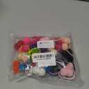 choicbaby Baby Girls Hair Accessories - Small Fluffy Pom Pom Ball Elastic Ponytail Holders and Rubber Bands for Toddlers and Infants (40Pcs)