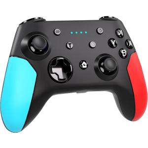 Ponkor Switch Controller, Switch 2 Controller, Wireless Pro Controller Compatible with Nintendo Switch 2/Switch/Lite/Switch OLED/PC Controller for Switch with Wake-up, Turbo Vibration