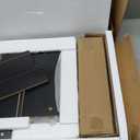 ChooChoo LED Nightstand with Charging Station,Smart Night Stand with Sliding Top Storage, 2-Drawers High Gloss Bedside Table, Modern End Table for Bedroom,Black (1 Pack)