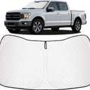 ZATOTOO Windshield Sun Shade for 2021-2024 Ford F-150 Car Window Shades for Front Windshield Ultra-Bright Reflective Sun Shade for Car Windshield, Front Window Sun Shade Blocks UV Rays Reduces Heat