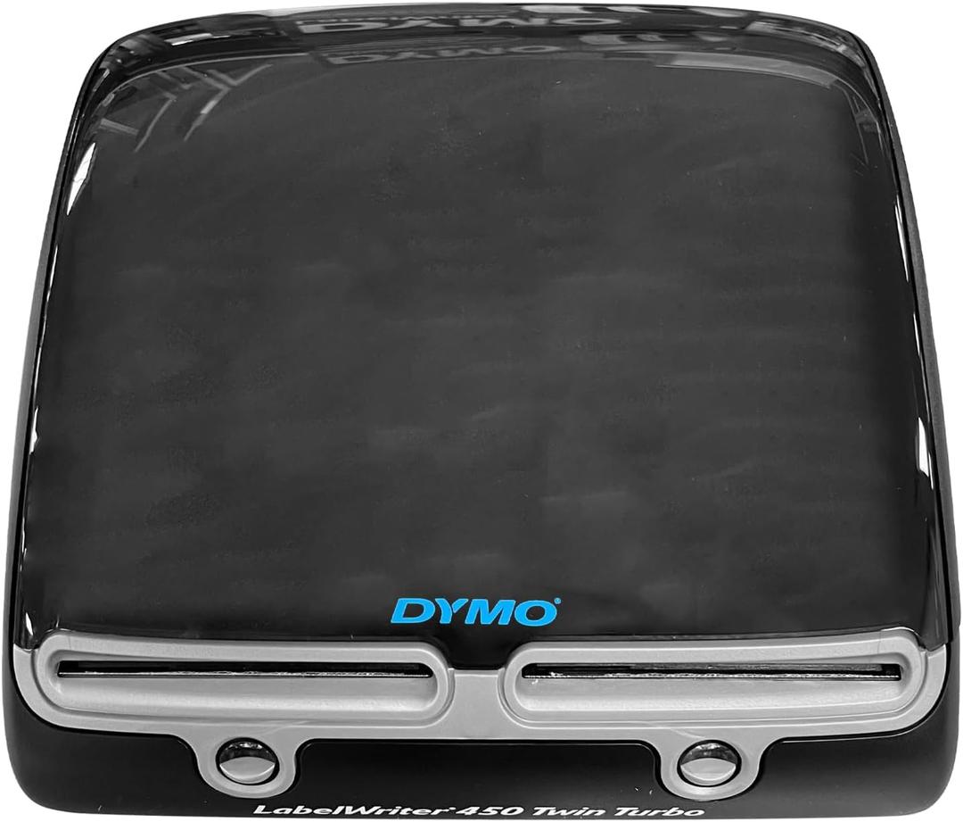 DYMO LabelWriter 450 Twin Turbo Direct Thermal Label Printer, USB Connectivity Monochrome Barcode Label Maker - Print up to 71 Labels Per Minute, 300 x 600 dpi, 2.20" Maximum Print Width