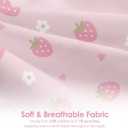 Baby Swaddle 0-2 Months, Cotton Arm-In Zipper Sleep Sack, Wearable Blankets Wrap for Newborn Infant Girls (Bow, Heart, Strawberry, Pack of 3)