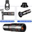 Phone Camera Lens Kit 28X Telephoto Lens for