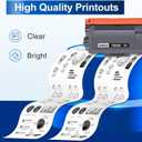 InkNI Compatible TN850 Toner Cartridge Replacement for Brother TN850 TN820 TN880 High Yield Compatible for Brother DCP-L5600DN HL L5000D HL L5200DW HL L6200DW L5850DW L6700DW Printer (Black, 4-Pack)