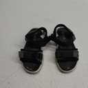 The Children's Place Baby Boys and Toddler Sporty Sandal with Adjustable Straps, 7, Black/Grey