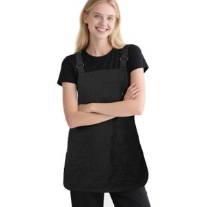 Aprons for Women with Pockets Adjustable Double-Sided Wearable Durable Lightweight Chef Cooking Kitchen Restaurant