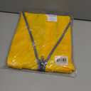 High visibility reflective safety vest multi pockets Hi-vis vest workwear safety waistcoat with reflective strips (Yellow, XXXL)