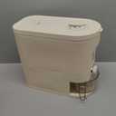 IEEK Rice Dispenser and Grain Container Storage with Lid,Rice Container with Measuring Cup,Moisture Proof Household Cereal Dispenser for Kitchen Soybean Corn Oatmeal,12Lbs