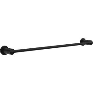 Delta Nicoli (1-Pack) 18'' w/ 6" Extender Towel Rack for Bathroom Matte Black Extendable 18-24" Towel Bar for Bathroom Wall Towel Holder Rod Wall Mounted NIC18-MB