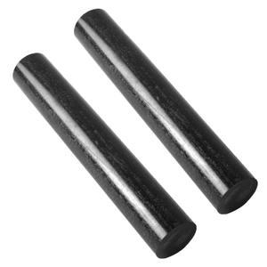 (2 Pack) Round Acetal Copolymer Rods - Standard Tolerance 2-Inch Diameter and 12-Inch Length Opaque Black Acetal Copolymer Rods Meets ASTM D6778 Specifications Perfect for Non-Marring Fixtures