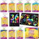 Party Favors for Kids 4-8-12: 36 Pack Scratch Rainbow Art Notebook, Colorful Crafts Goodie Bags Kit, Bulk Gifts for Valentines Easter Basket Stuffers Birthday Girl Boy Children Classroom Prizes