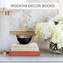 Set of 3 Linen Decorative Books for Home Decor,Modern Faux Decorative Book Stack for Decoration,Fashion Design Fake Books for Coffee Table/Bookshlef/Mantel Decor (Camel)