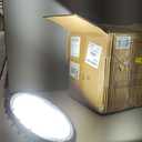 hunhun 6 Pack ETL 155W UFO LED High Bay Light, 22500lm, Daylight 5000K, US Plug,110-277V, IP65 Waterproof Commercial LED Shop Lights for Workshop Factory Barn Warehouse, Garage ETL Listed